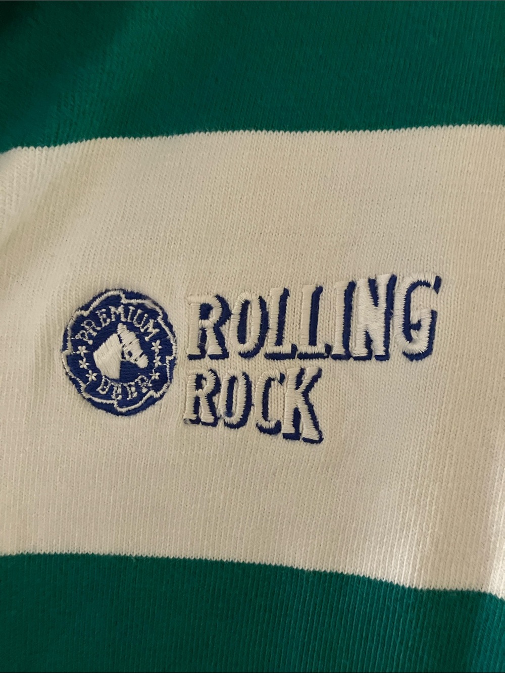 Rugby Long Sleeve Striped Polo Tee from Heavy Weather Outer Banks Rolling Rock - Picture 3 of 7